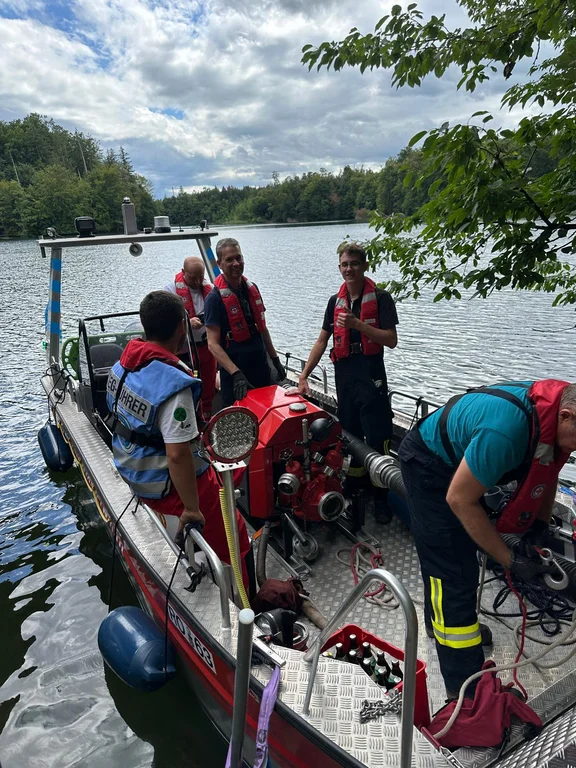 Einsatz Brand Lanbürgnersee